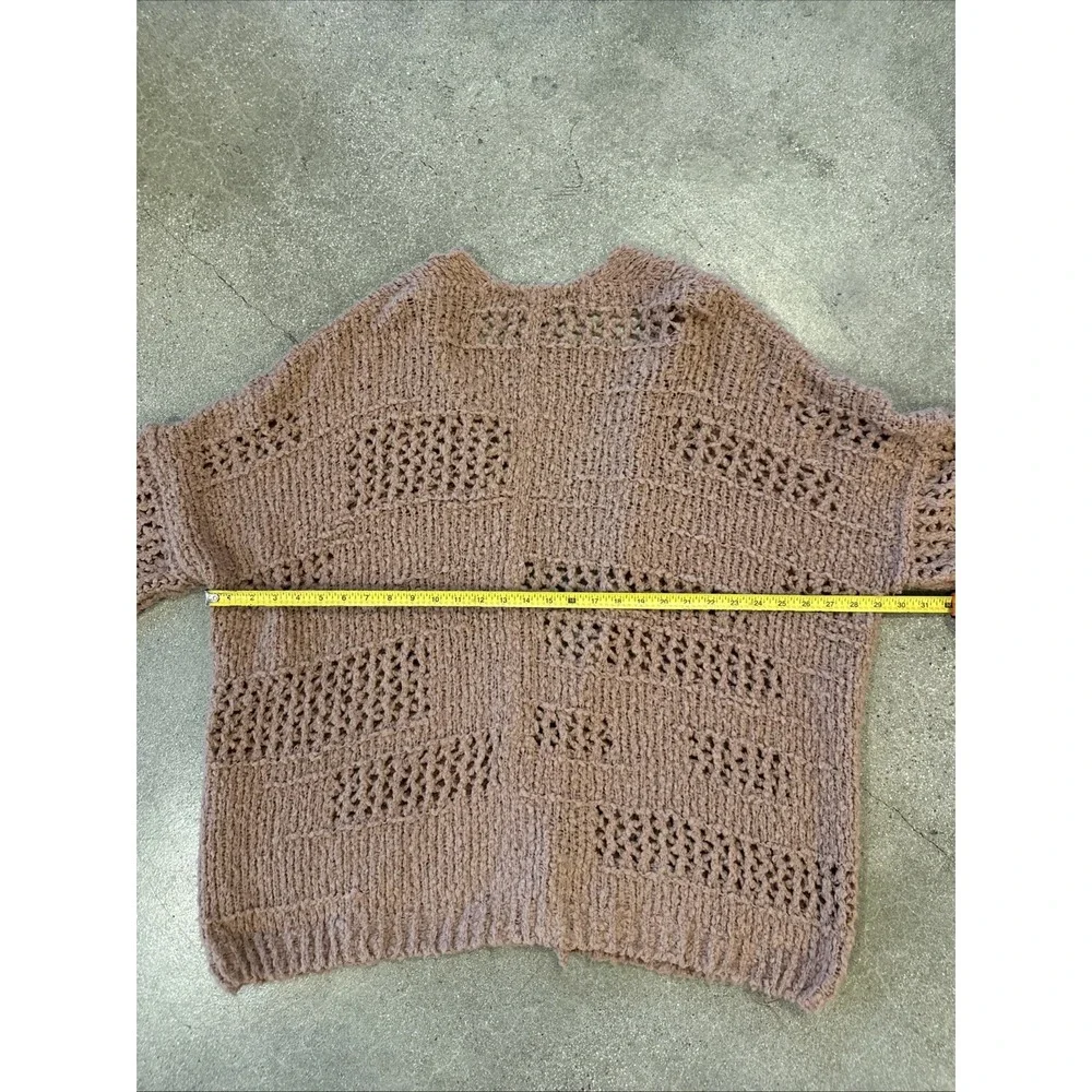 Free People Cardigan Women Pink Size XS/S(TP/P)Saturday Morning Cozy Casual Boho